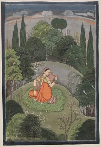 The Heroine Who Waits Anxiously for Her Absent Lover: Utka Nayika, by Unknown