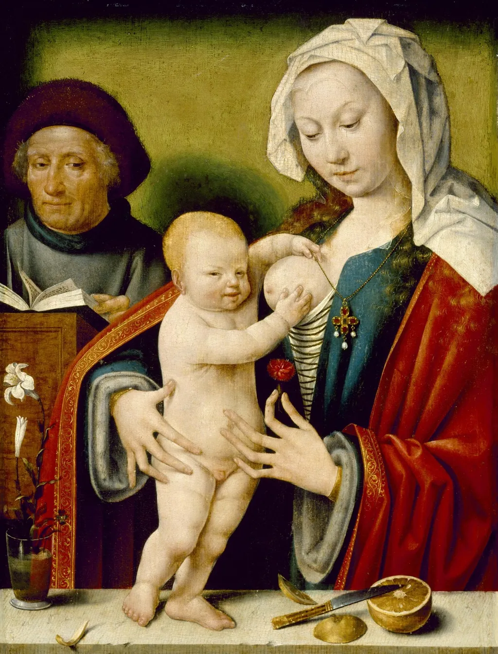 The Holy Family, by Unknown, oil, 1525