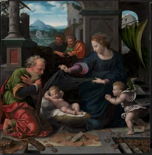 The Holy Family, by Unknown