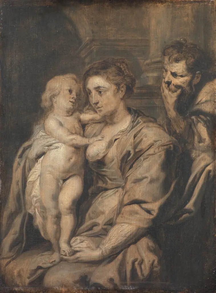 The Holy Family, by Unknown