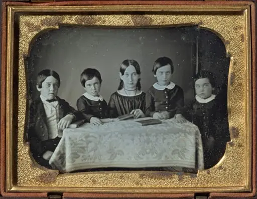 The Homework Table, by Unknown