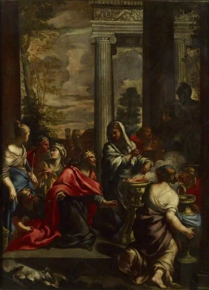The Idolatry of Solomon, by Unknown