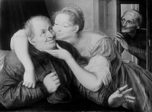 The ill-matched lovers, by Unknown
