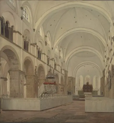 The Interior of Ribe Cathedral, by Unknown