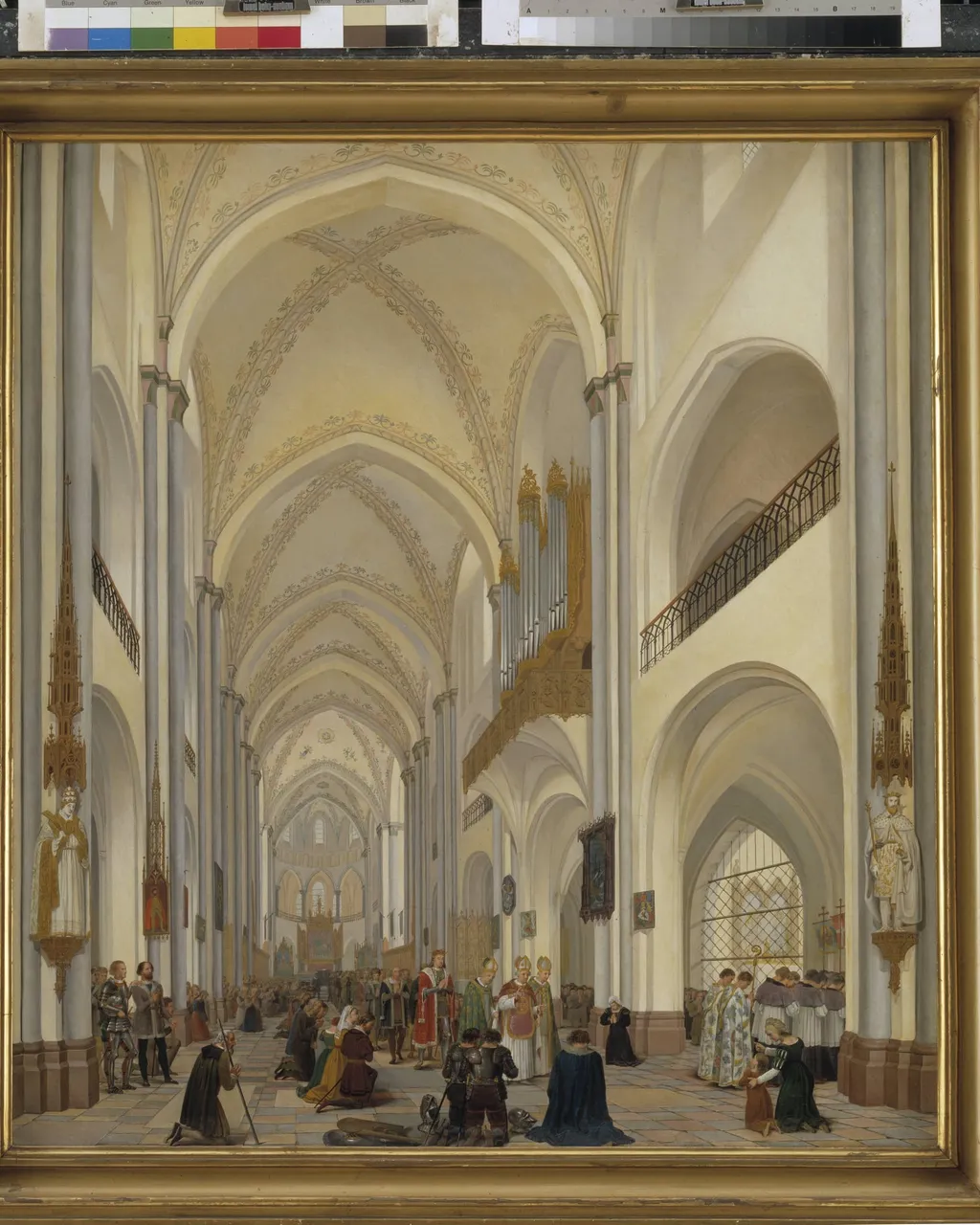 The Interior of Roskilde Cathedral, by Unknown, 1824