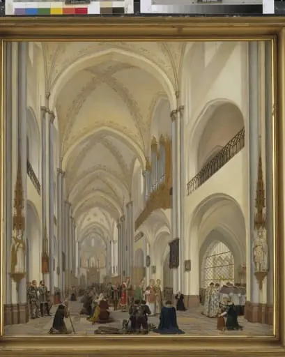 The Interior of Roskilde Cathedral, by Unknown