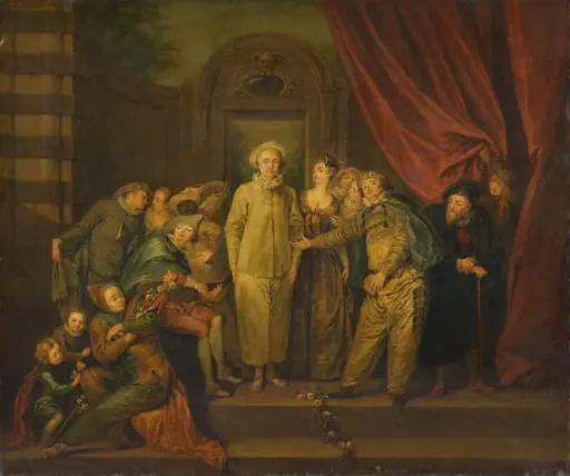 The Italian Comedians (copy), by Unknown