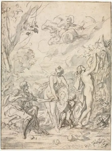 The Judgment of Paris, by Unknown