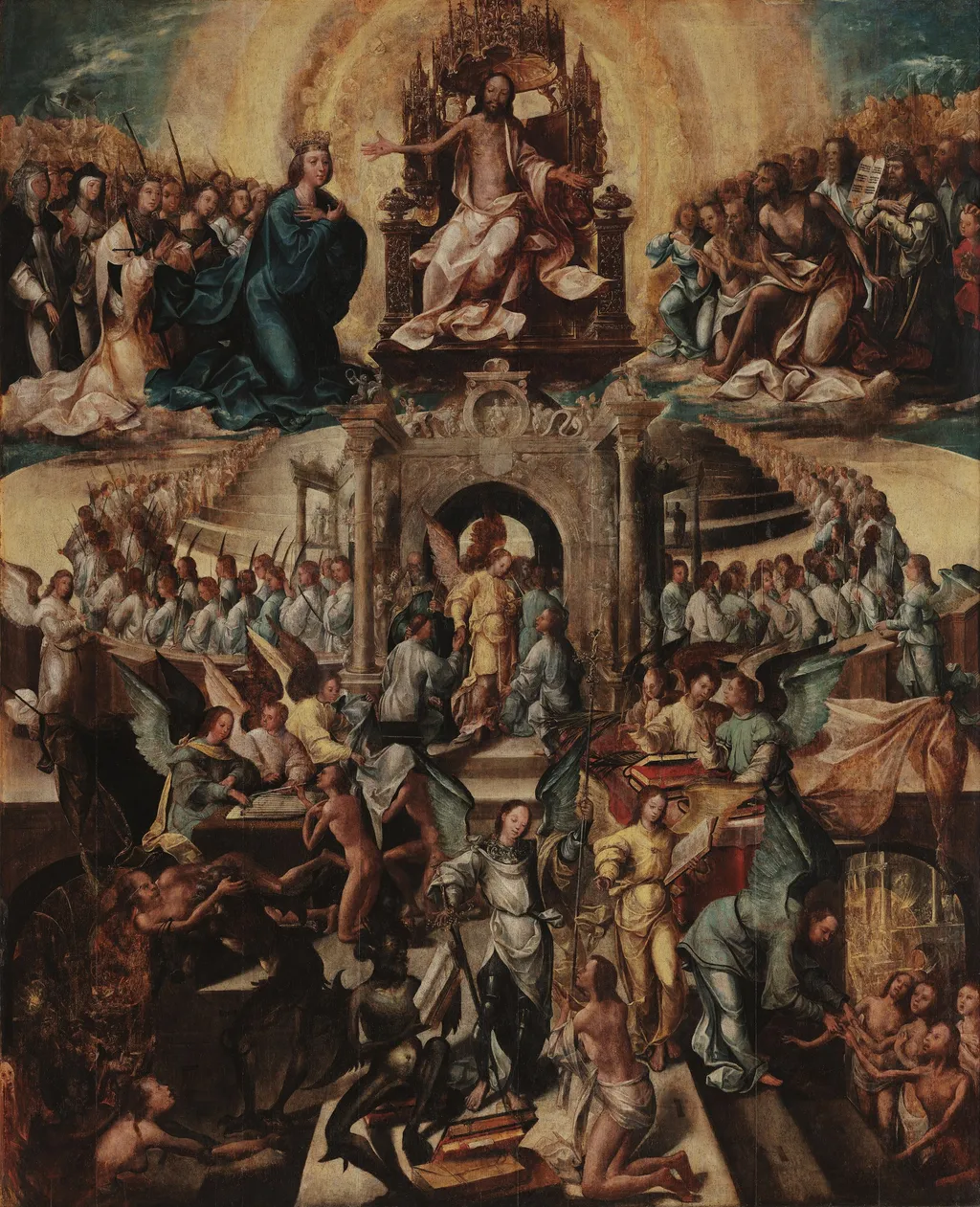 The Last Judgement, by Unknown, unspecified, 1540