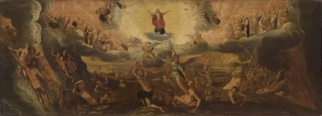 The Last Judgment, by Unknown, oil, 1590