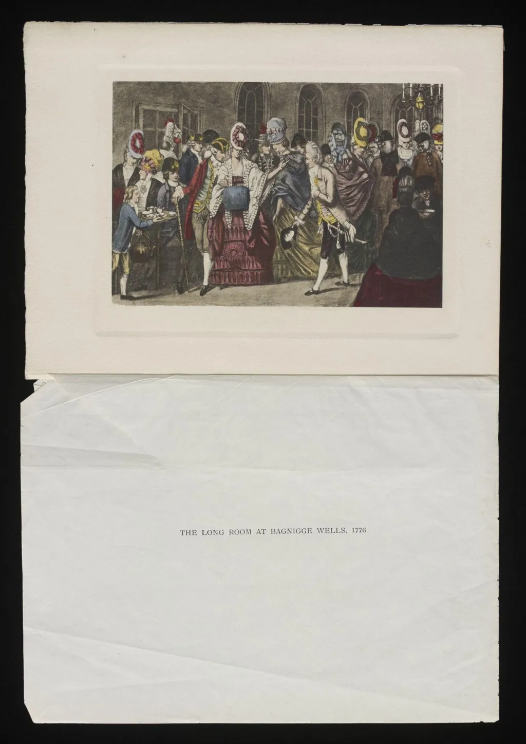 The Long Room at Bagnigge Wells, 1776, by Unknown, 1776