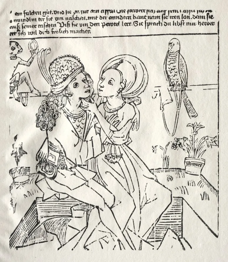 The Lovers, by Unknown, 1470