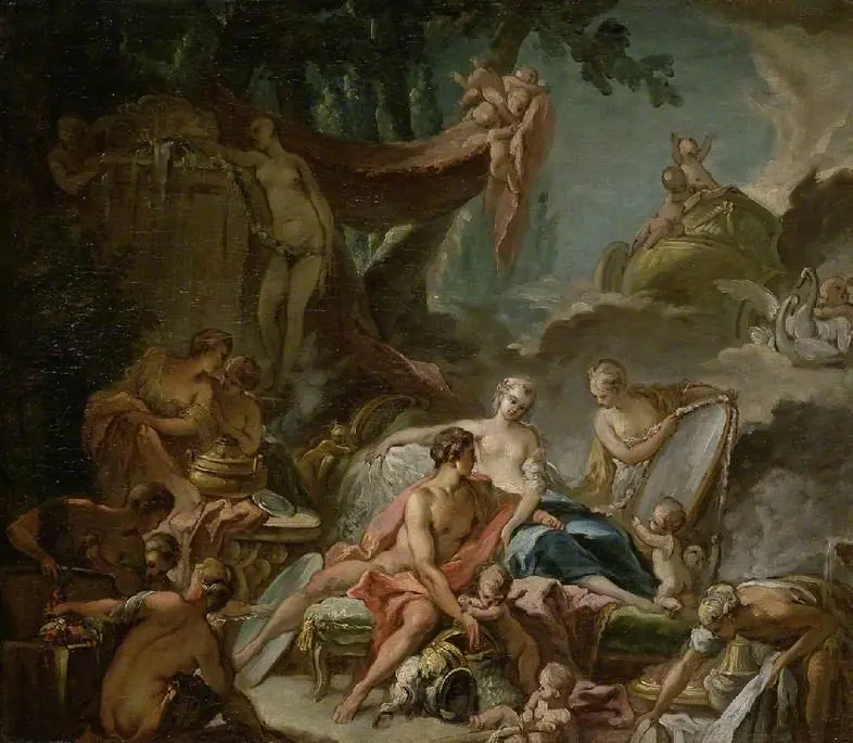 The Loves of the gods: Mars and Venus, by Unknown