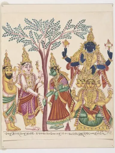 The marriage of Shiva and Parvati (Kalyanasundaramurti)., by Unknown