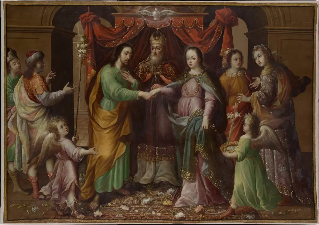 The Marriage of the Virgin, by Unknown