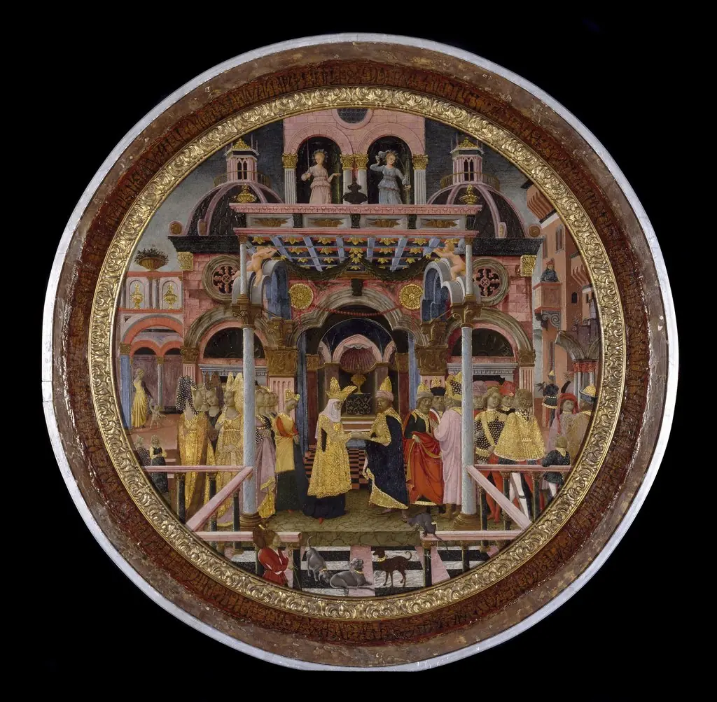 The Meeting of Solomon and the Queen of Sheba, by Unknown