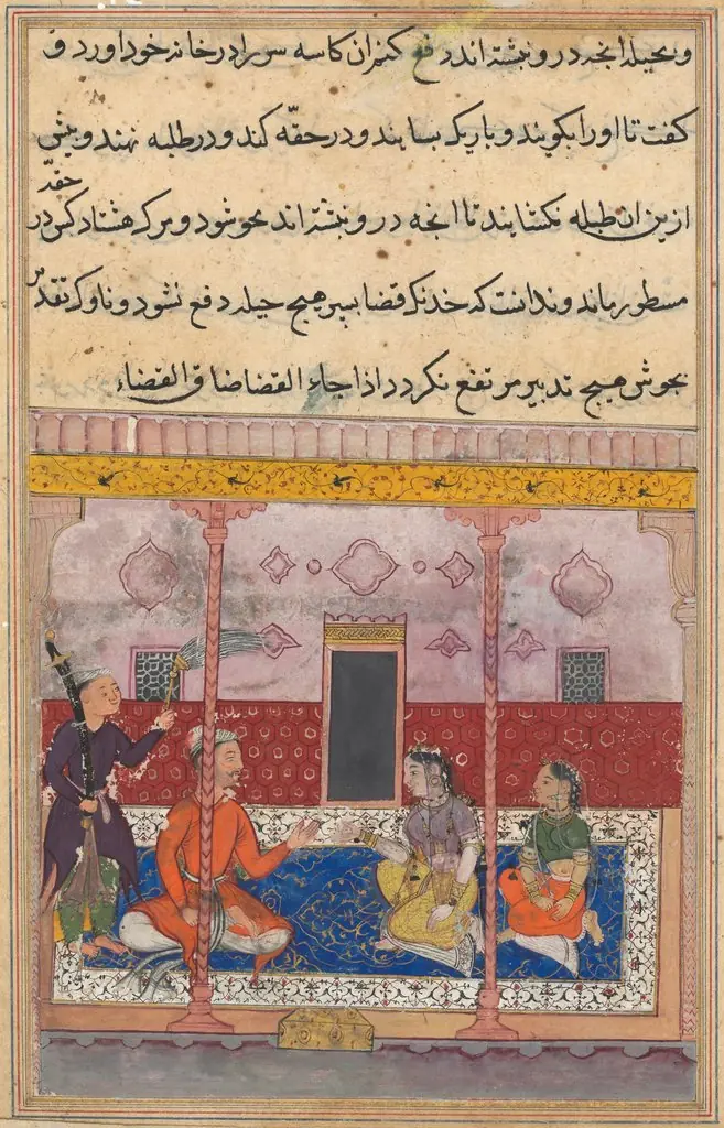 The merchant has the hateful skull ground and put into a box, from a Tuti-nama (Tales of a Parrot): Twenty-third Night, by Unknown