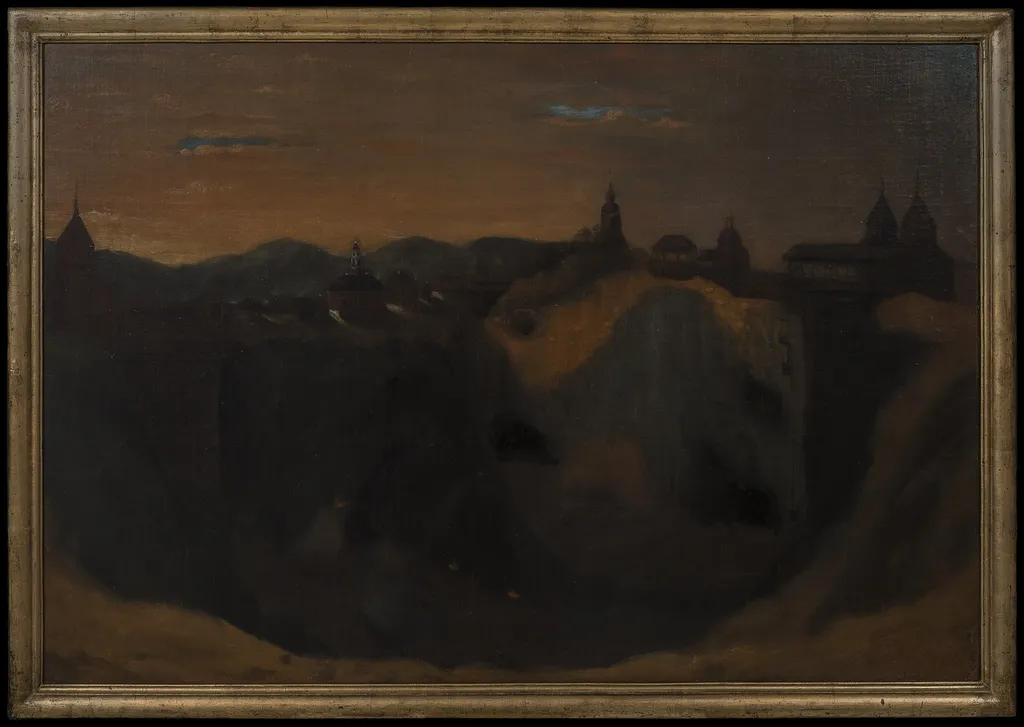 The Mine in Falun, by Unknown, oil, 1850