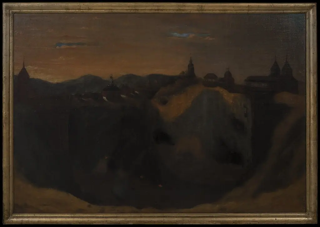 The Mine in Falun, by Unknown