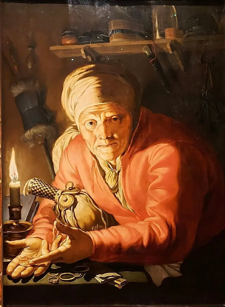 The Miserly Old Woman, by Unknown