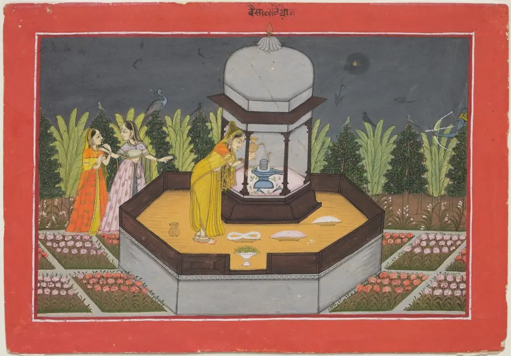 The Month of Vaisakha (April-May), from a manuscript of the Barahmasa ("Twelve Months"), by Unknown