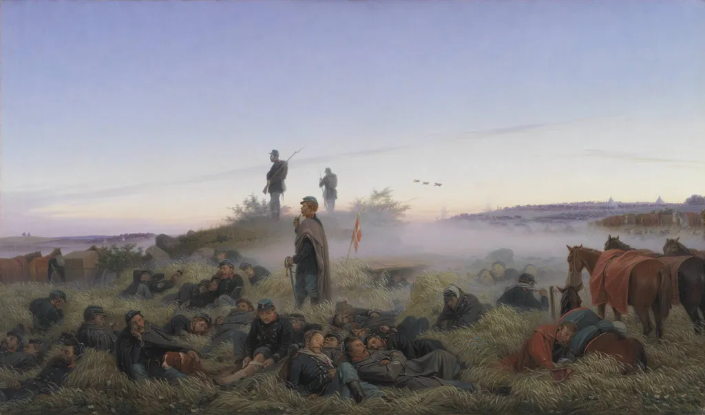 The Morning After the Battle of Isted 25 July 1850, by Unknown, 1876
