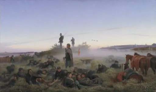 The Morning After the Battle of Isted 25 July 1850, by Unknown
