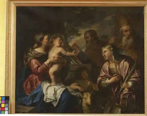 The Mystic Marriage of St Catherine, by Unknown