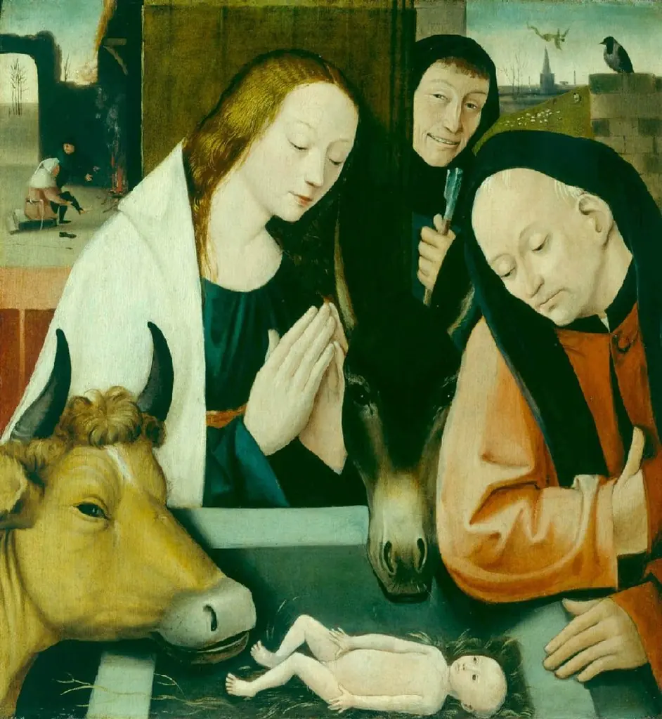 The Nativity - The Adoration of the Christ Child, by Unknown