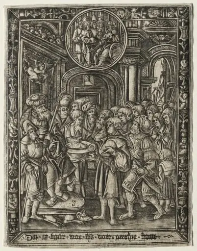 The Old King on His Throne, by Unknown