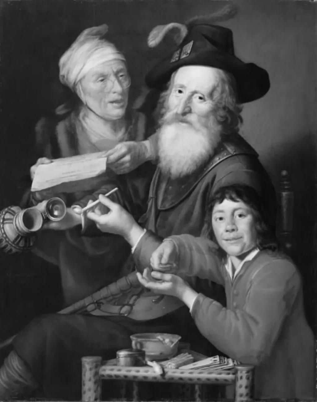 The Old Soldier, by Unknown, 1647
