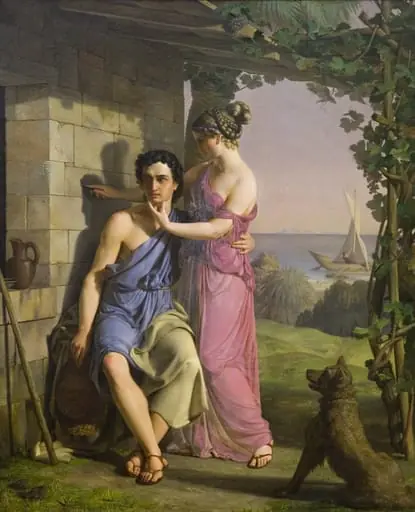 The Origin of Painting, by Unknown