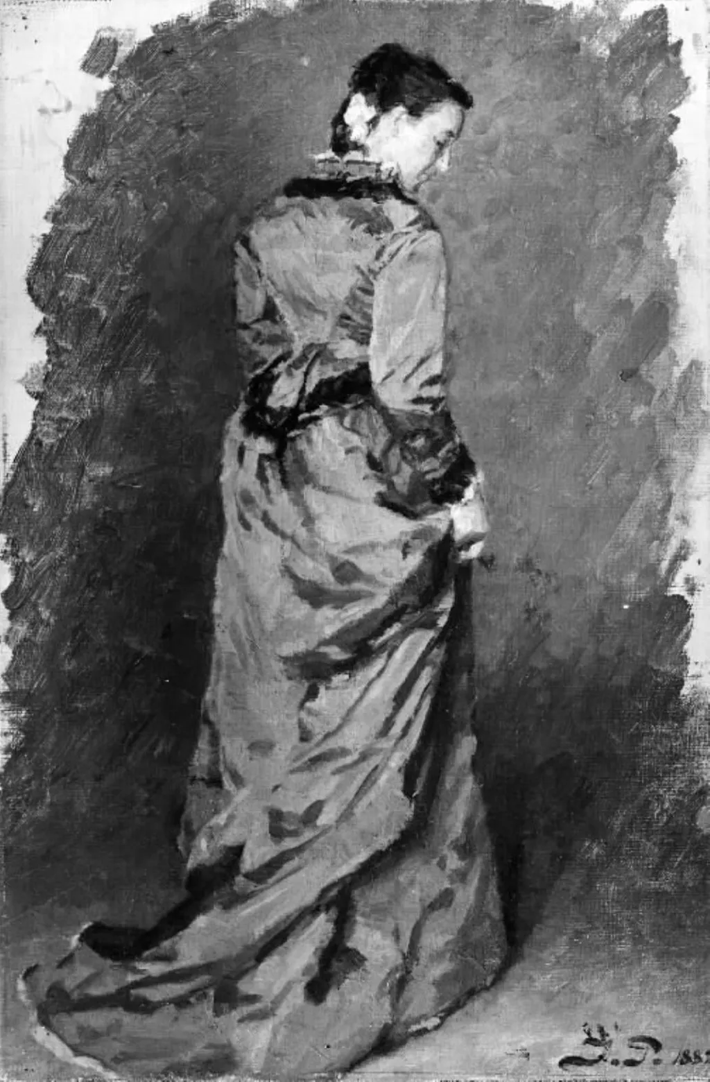 The Painter Agnes Paulsen, the Artist's Sister, by Unknown, 1850