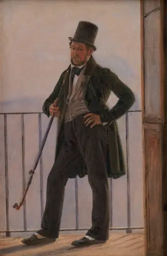 The Painter Albert Küchler, by Unknown