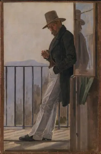 The Painter Ditlev Blunck, by Unknown
