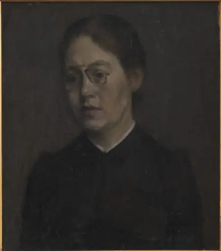 The Painter Elisabeth Wandel, by Unknown