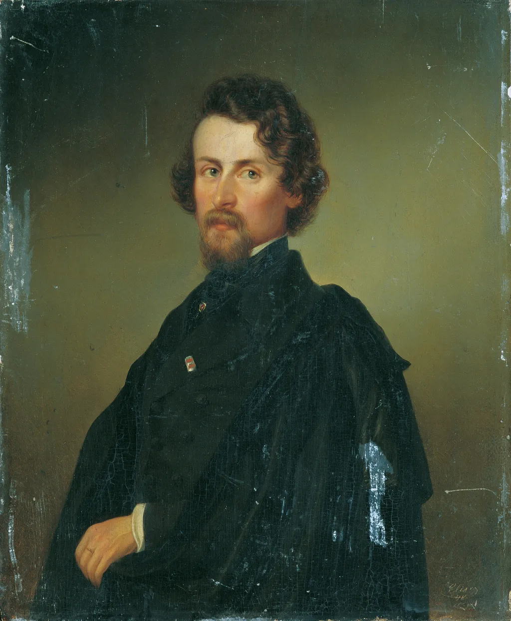 The Painter Joseph Carl Berthold Püttner, by Unknown, oil, 1848