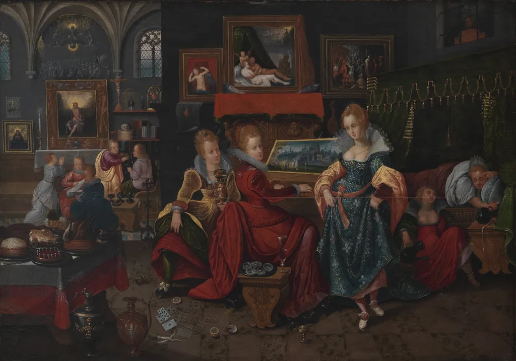 The Parable of the Wise and the Foolish Virgins, by Unknown, 1550
