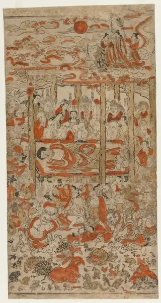 The Parinirvana of the Buddha, by Unknown
