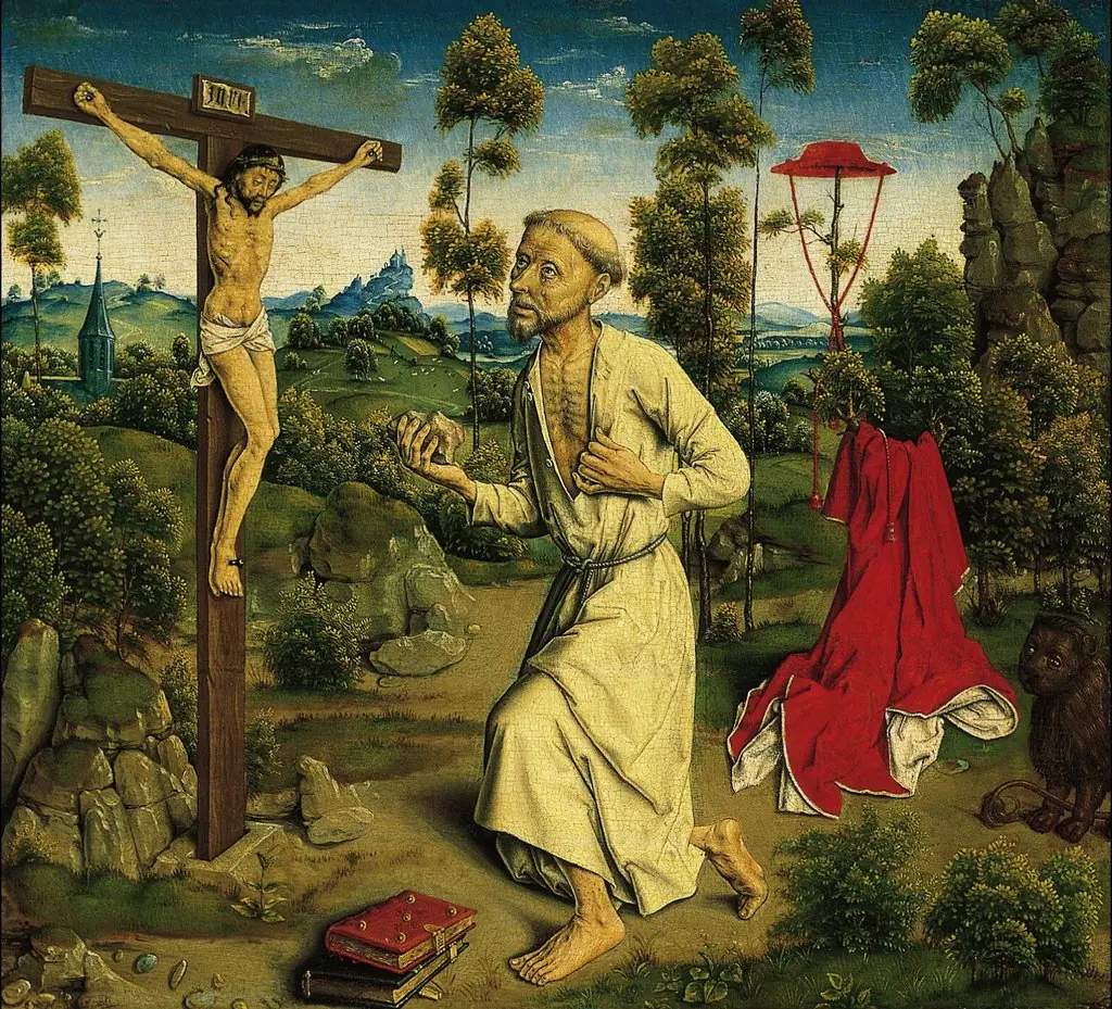 The Penitence of St. Jerome, by Unknown