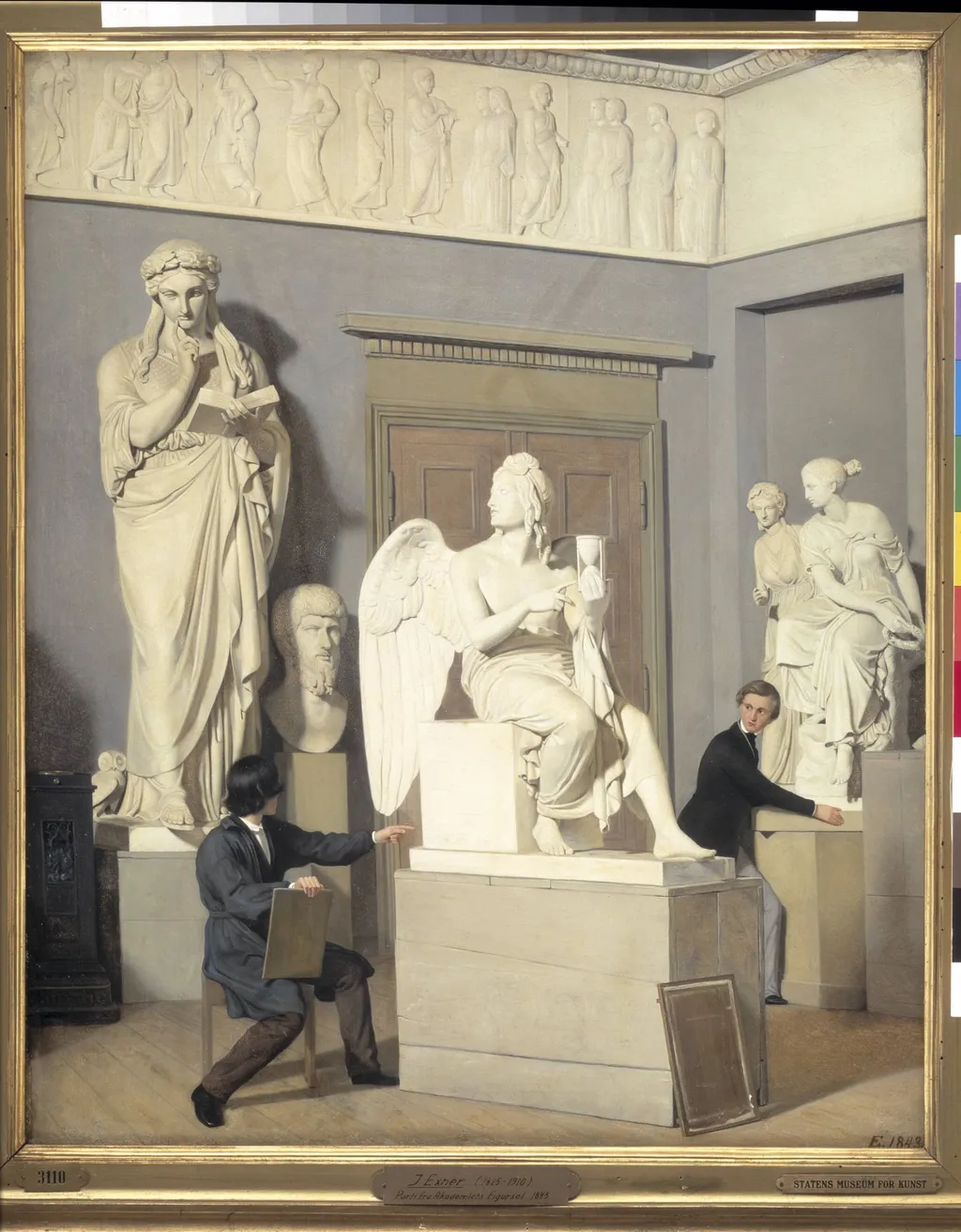 The Plaster Cast Collection in the Royal Academy of Fine Arts, by Unknown, 1843