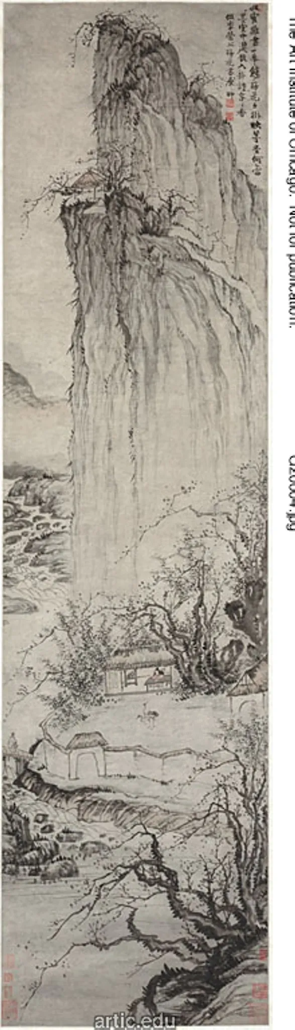 The Plum Blossom Studio in the style of Li Cheng, by Unknown, unspecified, 1696
