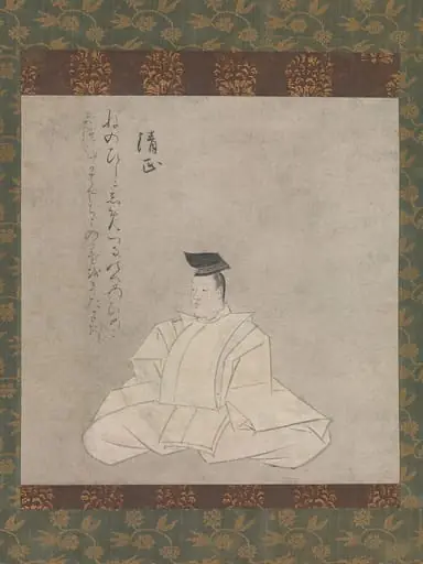 藤原清忠　「業兼本　時代不同歌合絵巻」 断簡|The Poet Fujiwara Kiyotada, from the “Narikane Version” of Thirty-six Poetic Immortals, by Unknown