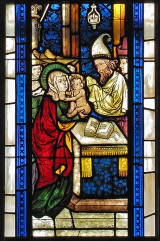The Presentation in the Temple, by Unknown, 1396
