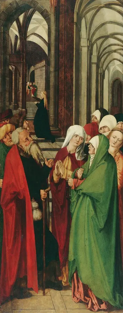 The presentation of Mary in the temple, by Unknown
