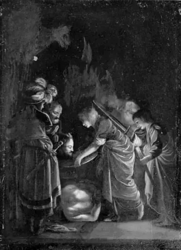 The Presentation of the Head of Saint John the Baptist, Night, by Unknown