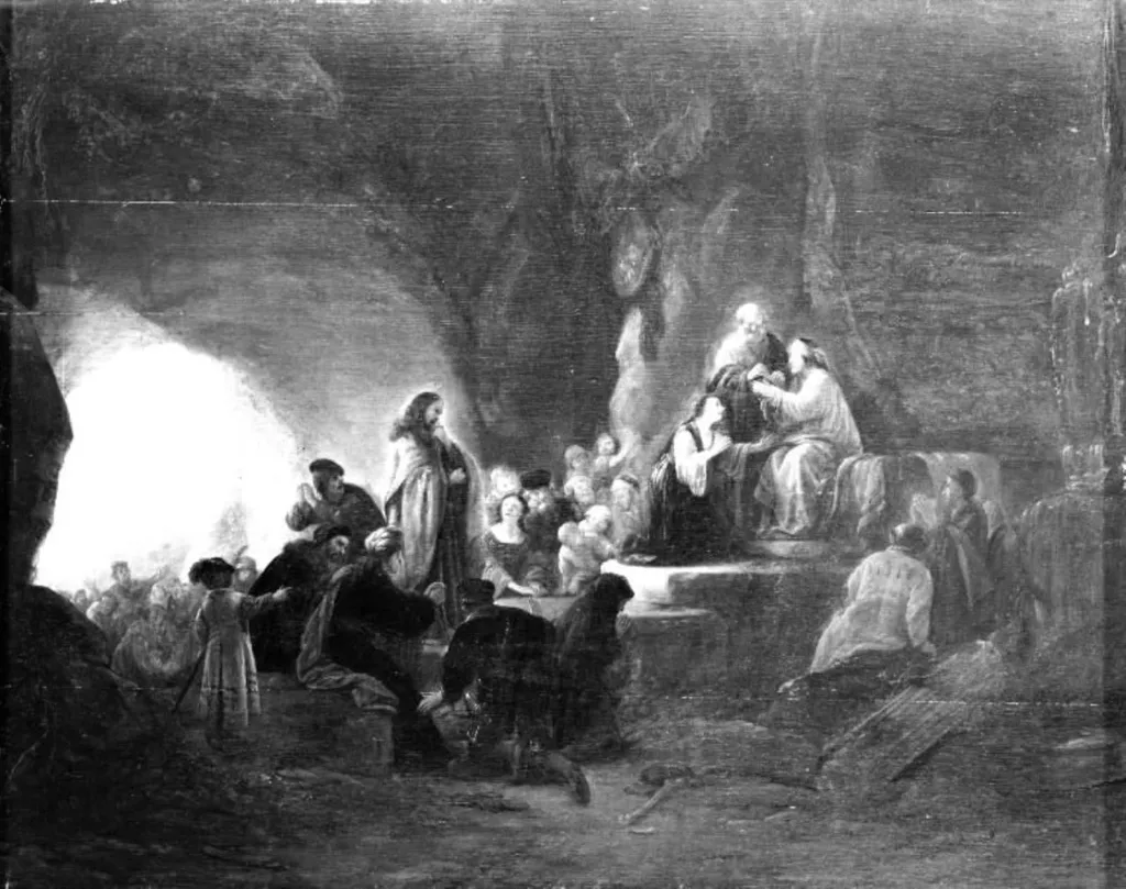 The Raising of Lazarus, by Unknown, 1650