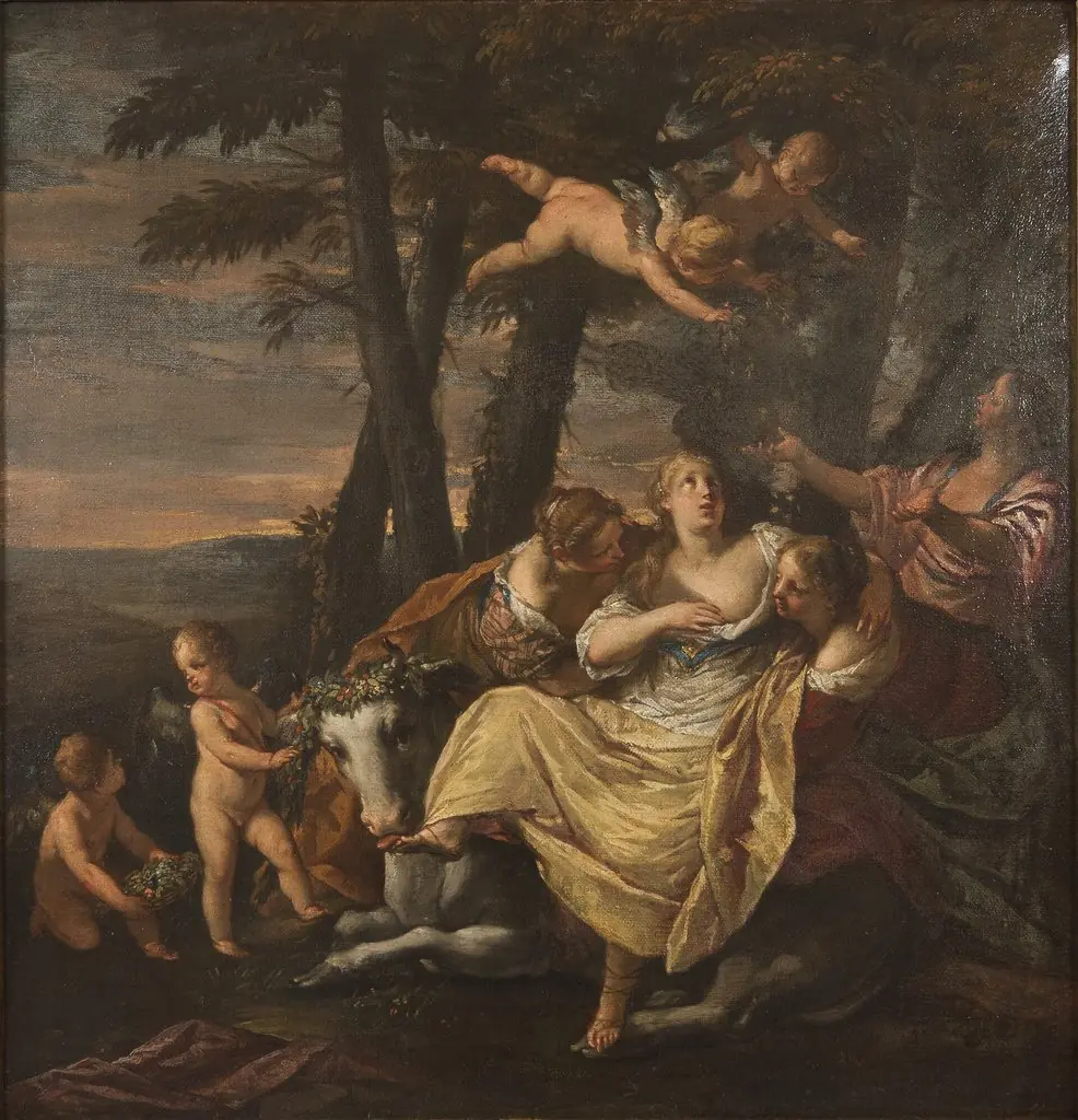 The Rape of Europa, by Unknown