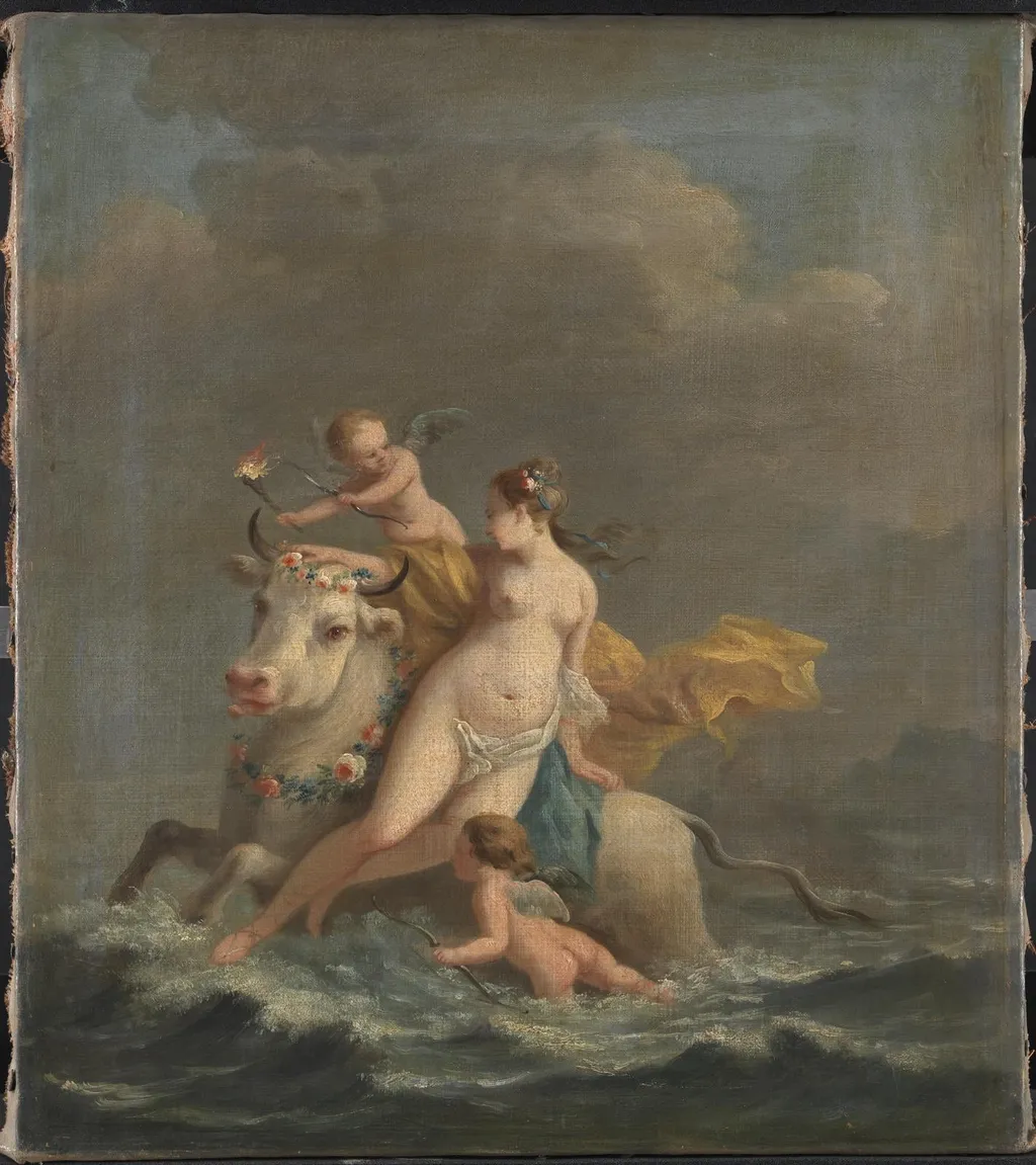 The Rape of Europa, by Unknown, 1750