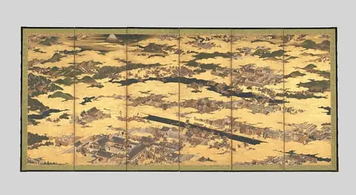 保元平治合戦図屏風|The Rebellions of the Hōgen and Heiji Eras, by Unknown, 1650